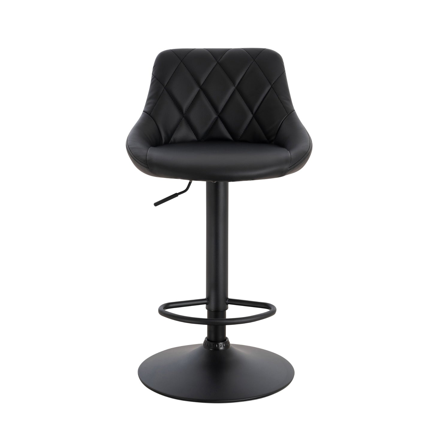 Furnitura Nove Bar Stool - Black Base - Set of 2