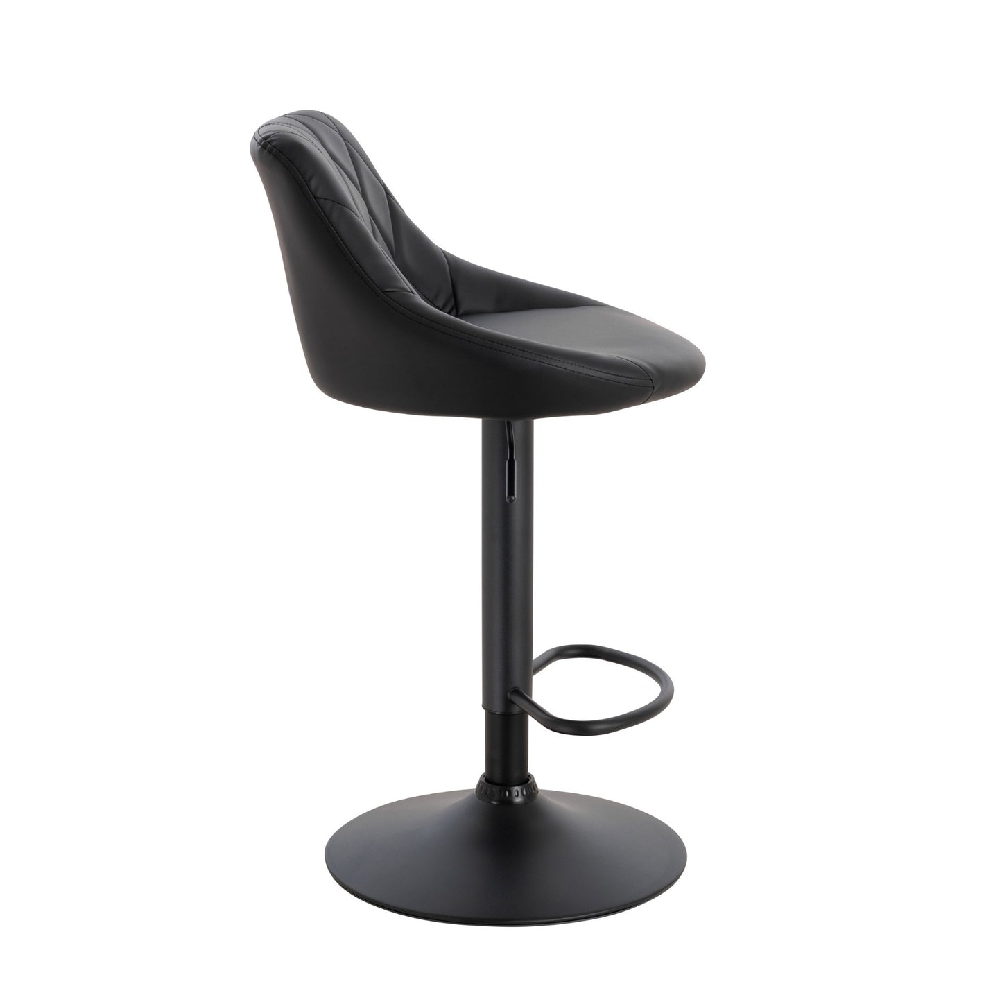 Furnitura Nove Bar Stool - Black Base - Set of 2