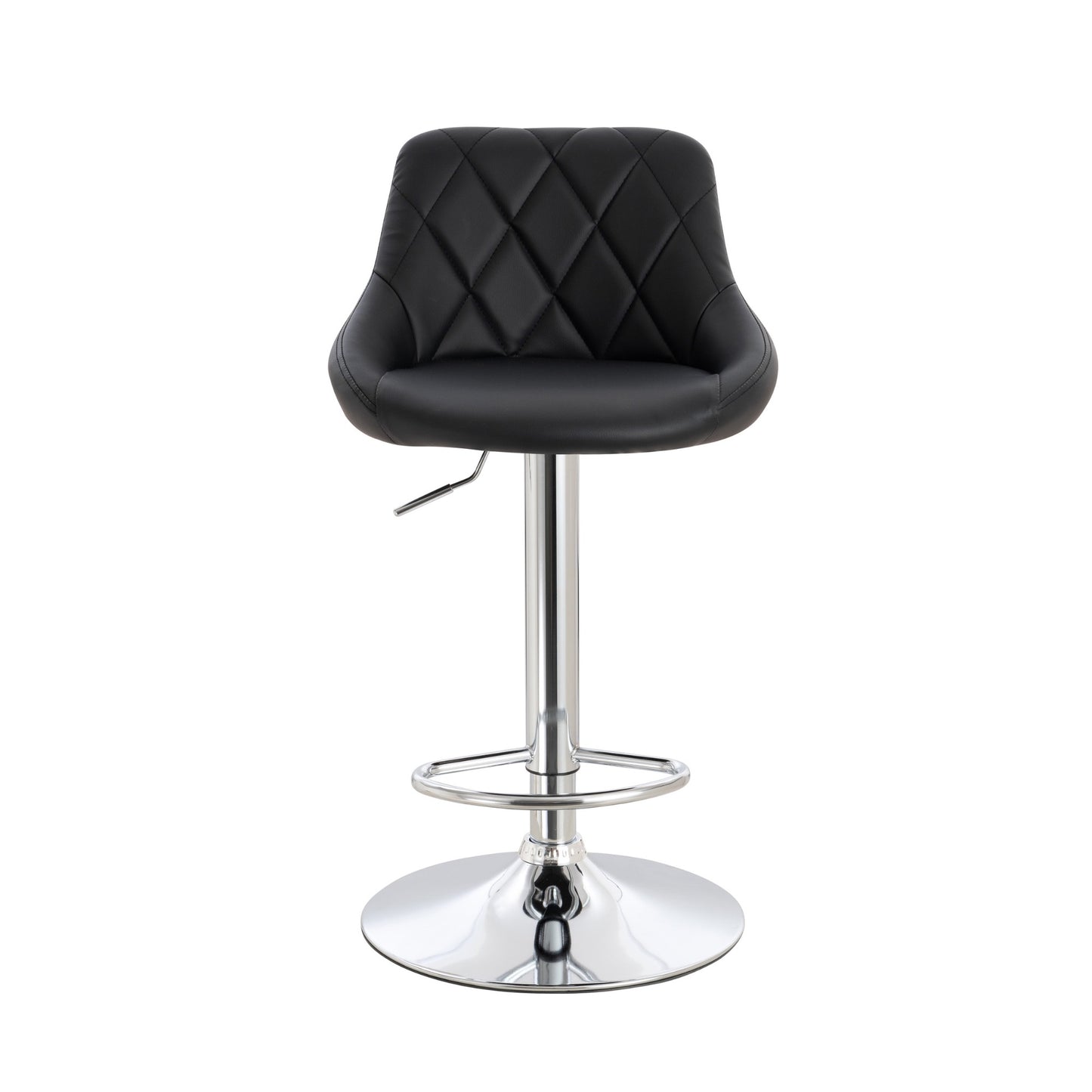 Furnitura Nove Bar Stool - Chrome Base - Set of 2